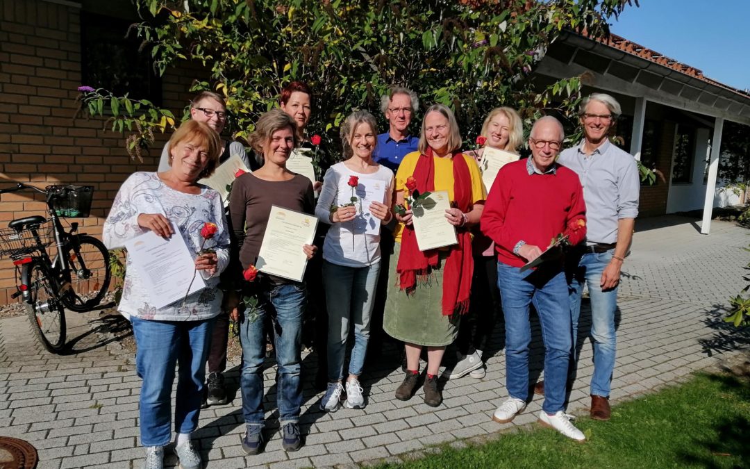 Kursabschluss für Ehrenamtliche HospizhelferInnen