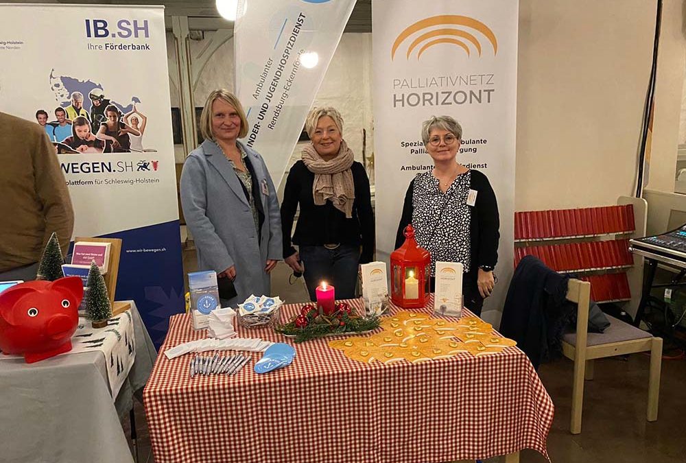 Infostand beim Benefizkonzert in Rendsburg